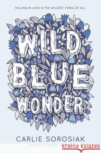 Wild Blue Wonder Carlie Sorosiak 9780062563996 