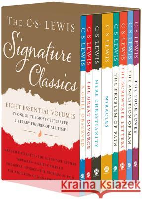 The C. S. Lewis Signature Classics (8-Volume Box Set): An Anthology of 8 C. S. Lewis Titles: Mere Christianity, the Screwtape Letters, Miracles, the G C. S. Lewis 9780062572561 HarperOne