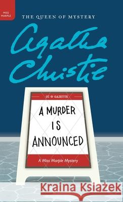 A Murder Is Announced Agatha Christie Mallory (DM) 9780062573322 William Morrow & Company