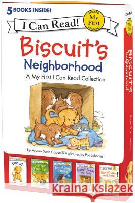 Biscuit's Neighborhood: 5 Fun-Filled Stories in 1 Box! Alyssa Satin Capucilli Pat Schories 9780062688262