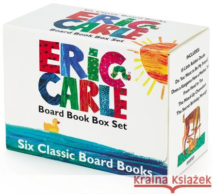 Eric Carle Six Classic Board Books Box Set Eric Carle Eric Carle 9780062815682 HarperFestival