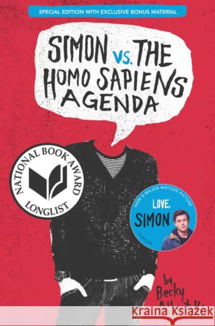Simon vs. the Homo Sapiens Agenda Special Edition Albertalli, Becky 9780062839701 Balzer & Bray/Harperteen