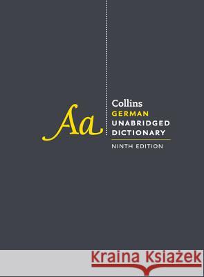 Collins German Unabridged Dictionary, 9th Edition Harpercollins Publishers Ltd 9780062953902 Collins Reference