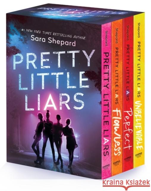 Pretty Little Liars 4-Book Paperback Box Set: Pretty Little Liars, Flawless Perfect, Unbelievable Sara Shepard 9780063144644 Harperteen