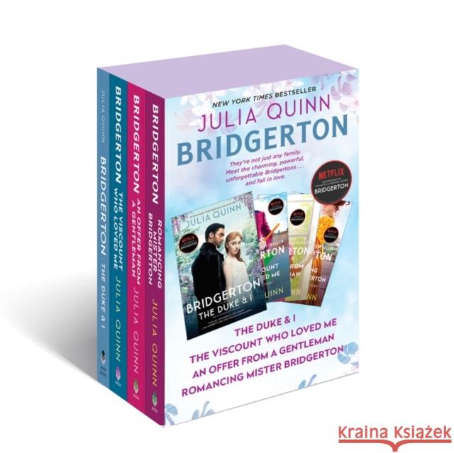 Bridgerton Boxed Set 1-4: The Duke and I/The Viscount Who Loved Me/An Offer from a Gentleman/Romancing Mister Bridgerton Julia Quinn 9780063238787