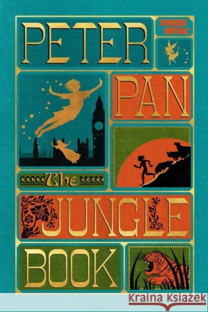 Peter Pan and Jungle Book, The [Minalima Illustrated Classics Intl Boxed Set] J. M. Barrie 9780063273849 HarperCollins Publishers Inc