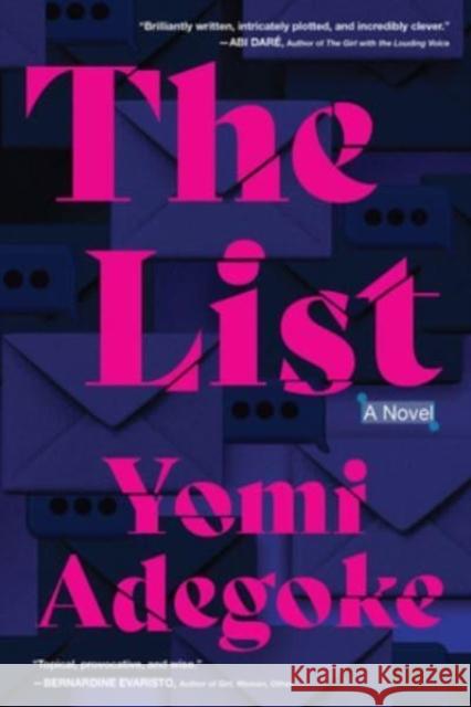 The List: A Novel Yomi Adegoke 9780063274877 HarperCollins