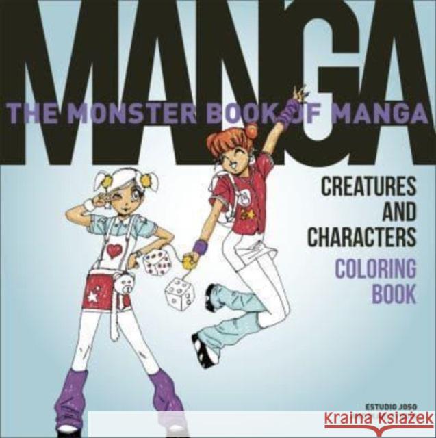 The Monster Book of Manga Creatures and Characters Coloring Book Ikari Studio 9780063306066 HarperCollins Publishers Inc