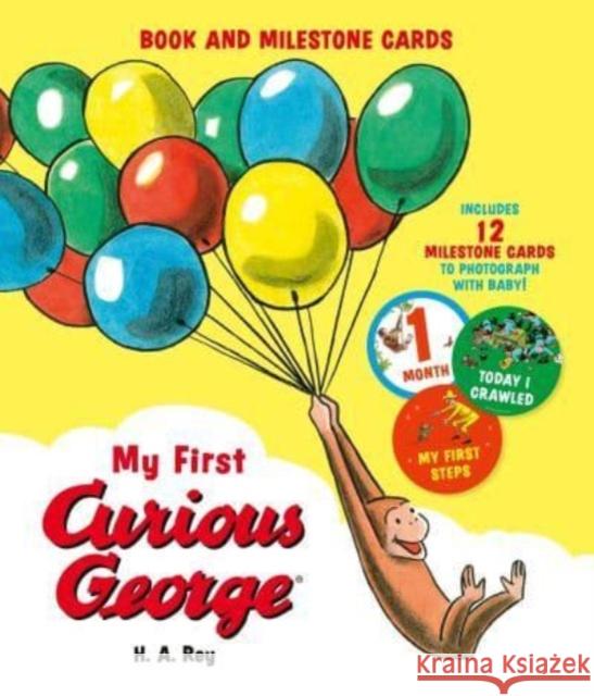 My First Curious George (Book and Milestone Cards) H. A. Rey 9780063326590 HarperCollins Publishers Inc