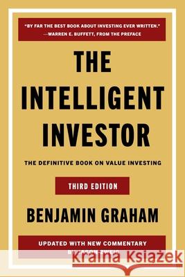 The Intelligent Investor, 3rd Ed. Jason Zweig 9780063356726 HarperCollins Publishers Inc
