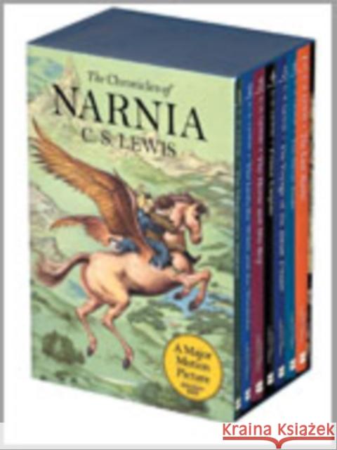 The Chronicles of Narnia Full-Color Paperback 7-Book Box Set: 7 Books in 1 Box Set Lewis, C. S. 9780064409391 HarperTrophy