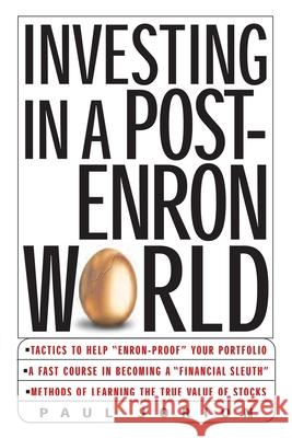 Investing in a Post-Enron World Paul Jorion 9780071409384 McGraw-Hill Companies