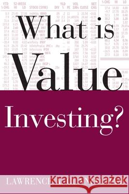 What Is Value Investing? Lawrence Cunningham 9780071429559