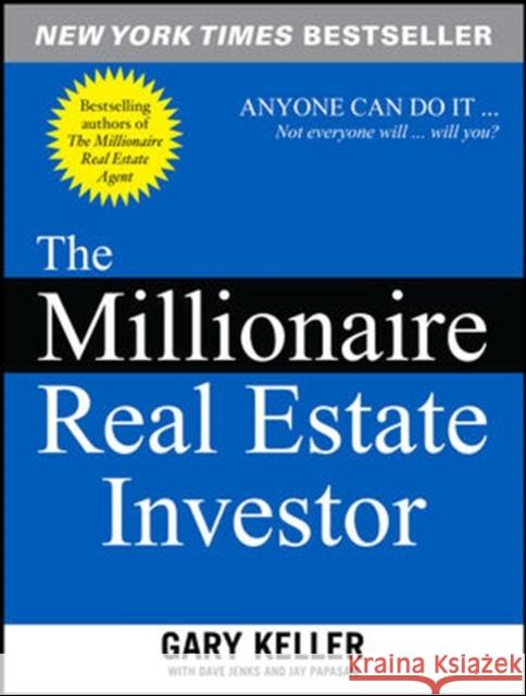 The Millionaire Real Estate Investor  Keller 9780071446372 McGraw-Hill Education - Europe