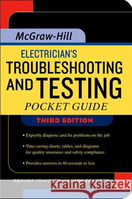 Electrician's Troubleshooting and Testing Pocket Guide, Third Edition  Stauffer 9780071487825 0