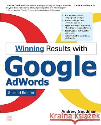 Winning Results with Google Adwords, Second Edition Goodman, Andrew 9780071496568