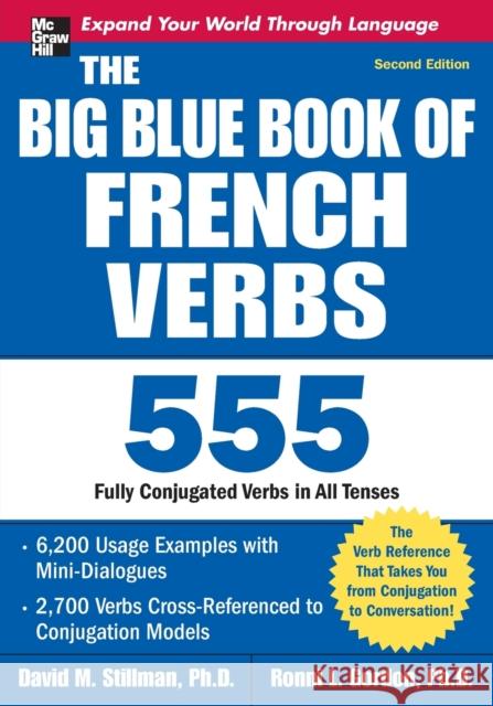 The Big Blue Book of French Verbs, Second Edition Ronni Gordon 9780071591485 0