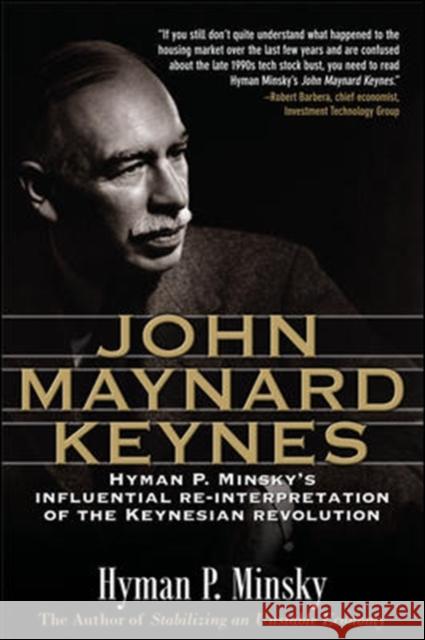 John Maynard Keynes  Minsky 9780071593014 McGraw-Hill Education - Europe