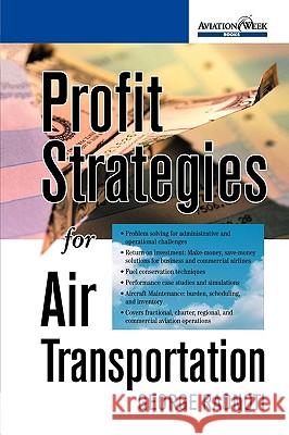 Profit Strategies for Air Transportation George Radnoti 9780071600156 McGraw-Hill