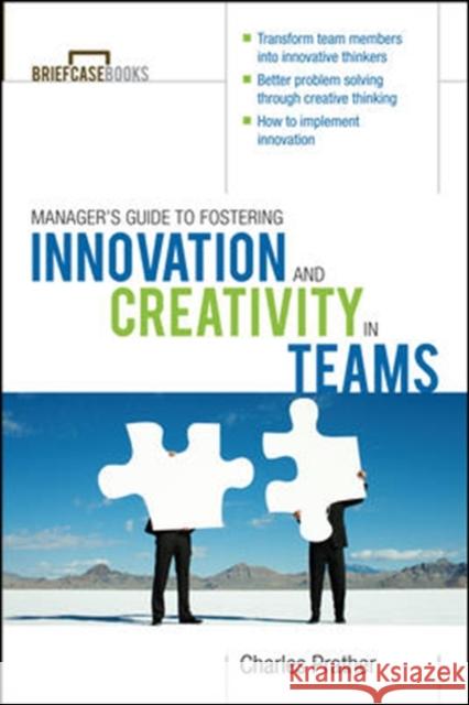 The Manager's Guide to Fostering Innovation and Creativity in Teams Charles Prather 9780071627979 0