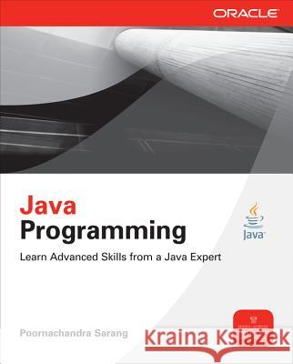 Java Programming Sarang Poornachandra 9780071633604 McGraw-Hill/Osborne Media