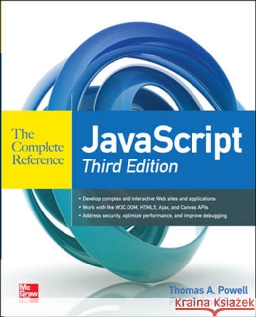 JavaScript the Complete Reference 3rd Edition Powell, Thomas 9780071741200