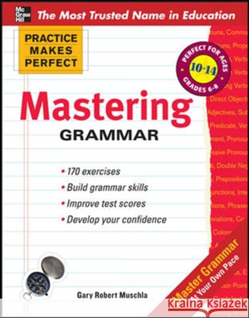 Mastering Grammar Muschla, Gary 9780071745475 0