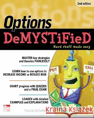 Options Demystified McCafferty, Thomas 9780071750875 0