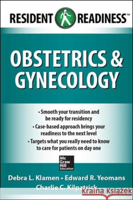 Obstetrics and Gynecology Klamen, Debra 9780071780438 McGraw-Hill Medical Publishing