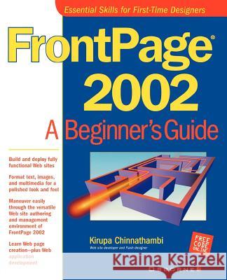FrontPage X Kirupa Chinnathambi 9780072134919 McGraw-Hill/Osborne Media