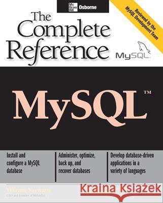 MySQL Vaswani, Vikram 9780072224771 McGraw-Hill/Osborne Media