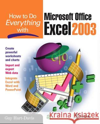 How to Do Everything with Microsoft Office Excel 2003 Kate Chase 9780072230710 0