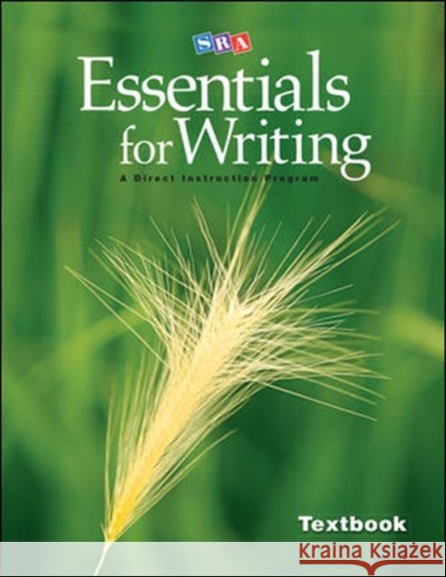 Sra Essentials for Writing Textbook Siegfried Engelmann 9780076234738