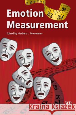 Emotion Measurement Herbert Meiselman 9780081005088 ELSEVIER