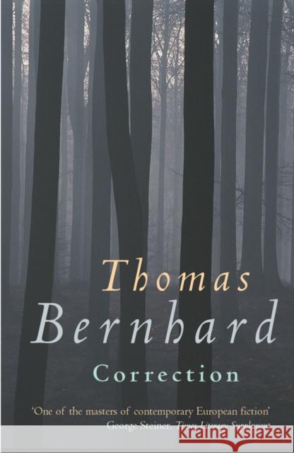 Correction Thomas Bernhard 9780099442547