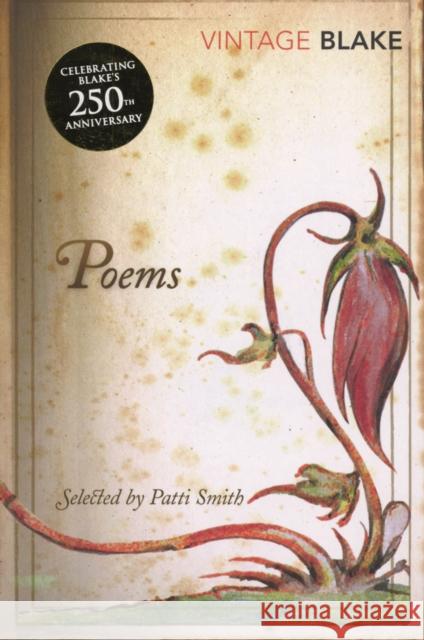 Poems: Introduction by Patti Smith William Blake 9780099511632 Vintage Publishing
