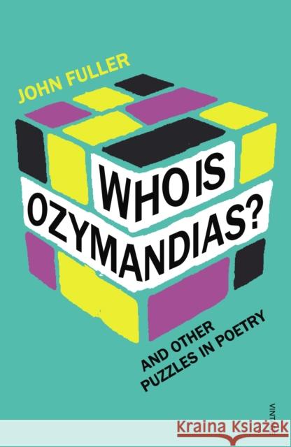 Who Is Ozymandias? : And other Puzzles in Poetry John Fuller 9780099541691