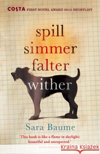 Spill Simmer Falter Wither Sara Baume 9780099592747