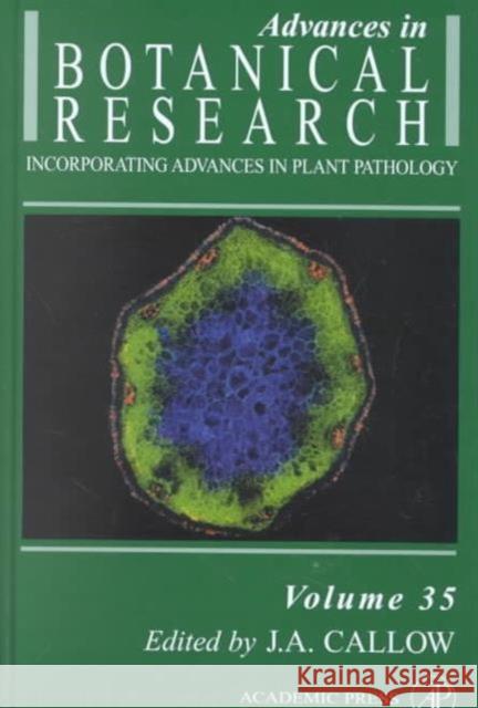 Advances in Botanical Research: Volume 35 Callow, J. A. 9780120059362 Academic Press