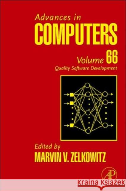 Advances in Computers : Quality Software Development Marvin V. Zelkowitz 9780120121663 Academic Press