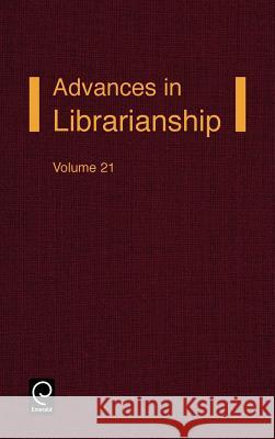 Advances in Librarianship Irene Godden Glidden 9780120246212 