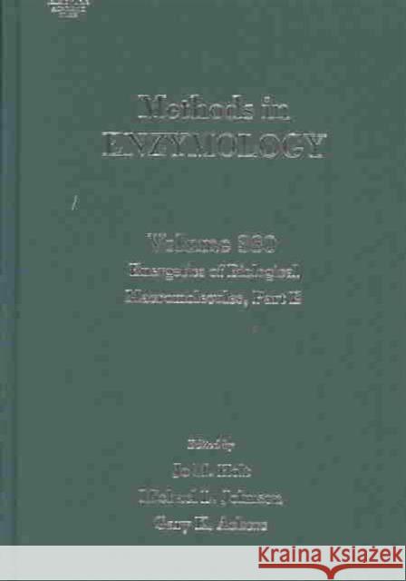 Energetics of Biological Macromolecules, Part E Jo M. Holt Michael Johnson 9780121827847 Academic Press