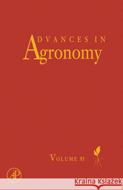 Advances in Agronomy Donald L. Sparks 9780123739872 