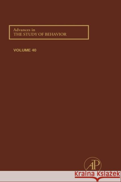 Vocal Communication in Birds and Mammals: Volume 40 Naguib, Marc 9780123744753