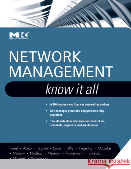 Network Management Know It All  9780123745989 ELSEVIER SCIENCE & TECHNOLOGY