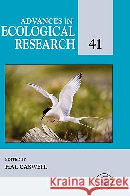 Advances in Ecological Research Hal Caswell 9780123749253 Academic Press