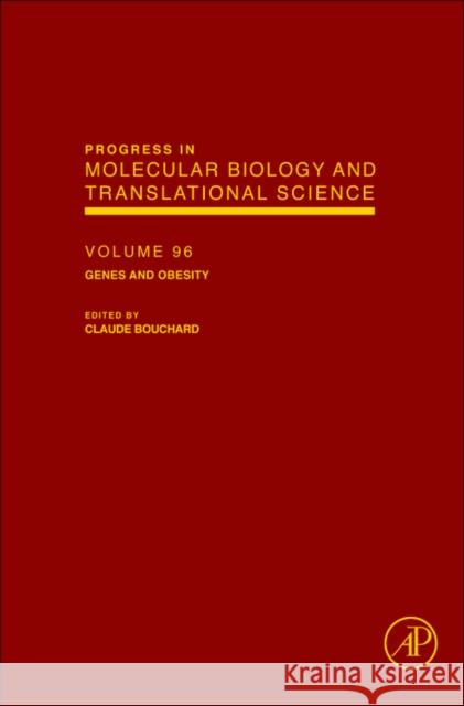 Genes and Obesity: Volume 94 Bouchard, C. 9780123750037