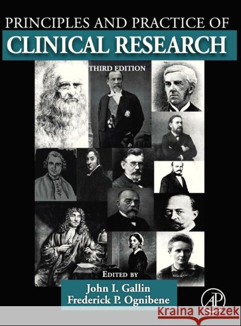 Principles and Practice of Clinical Research John Gallin 9780123821676