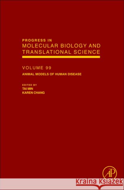Animal Models of Human Disease: Volume 100 Min, Kyung-Tai 9780123848789