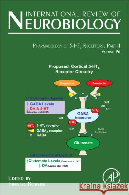 Pharmacology of 5-Ht6 Receptors, Part II: Volume 96 Borsini, Franco 9780123859020 Academic Press